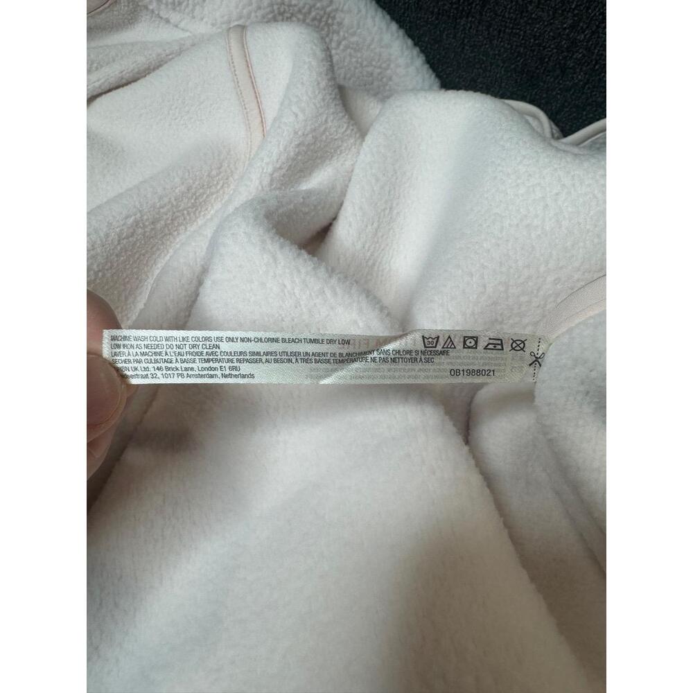 Free People X Hatch Hit the Slopes Maternity Jacket Cream Fleece Chest Pocket S - Picture 4 of 14